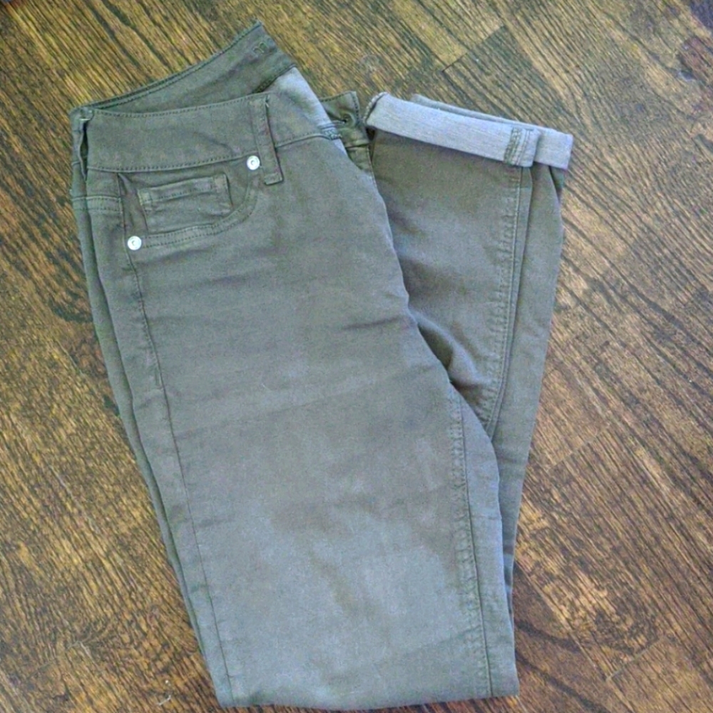 Olive Jeggings (small regular)